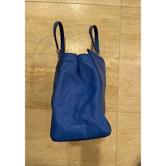 Kate Spade blue pebble‎ leather Tote Bag - Image 4