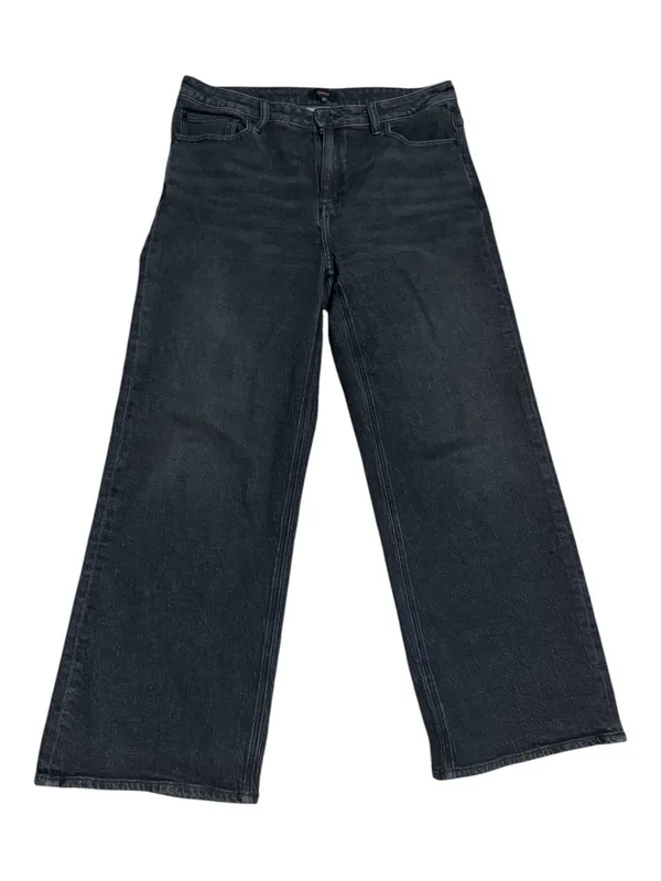 Quince Bella Wide Leg Jeans Faded Black Size 32 - Image 2