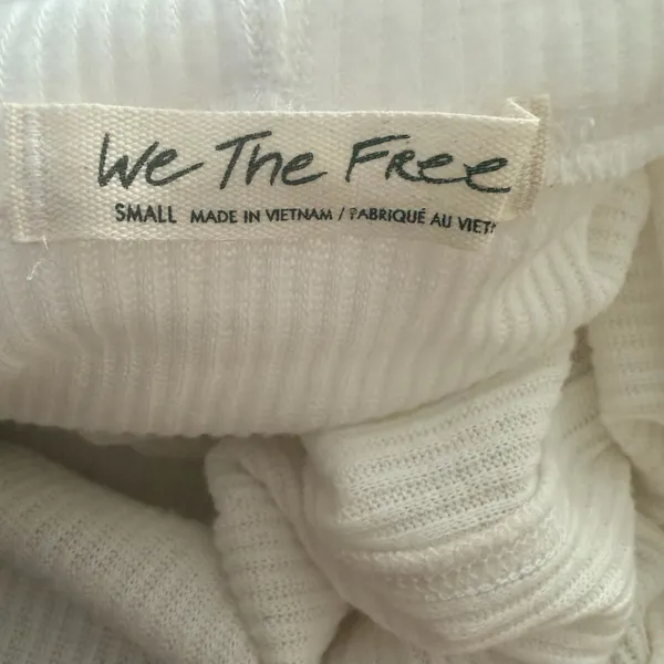 We The Free Snowbunny Off The Shoulder Top In White - Size S - Image 6