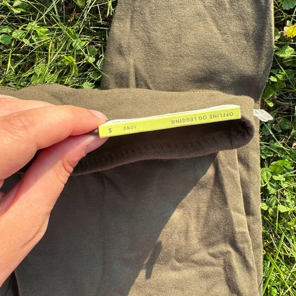 Offline by Aerie High-Waisted Olive Green OG Leggings NWT - Image 4