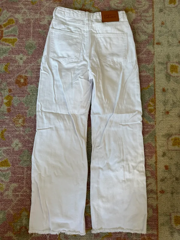 Princess Polly White Wide Leg Jeans - Image 2