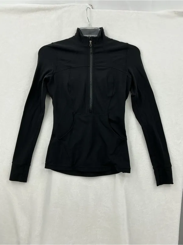 lululemon athletica Black Half-Zip Jacket 1068 - Image 2