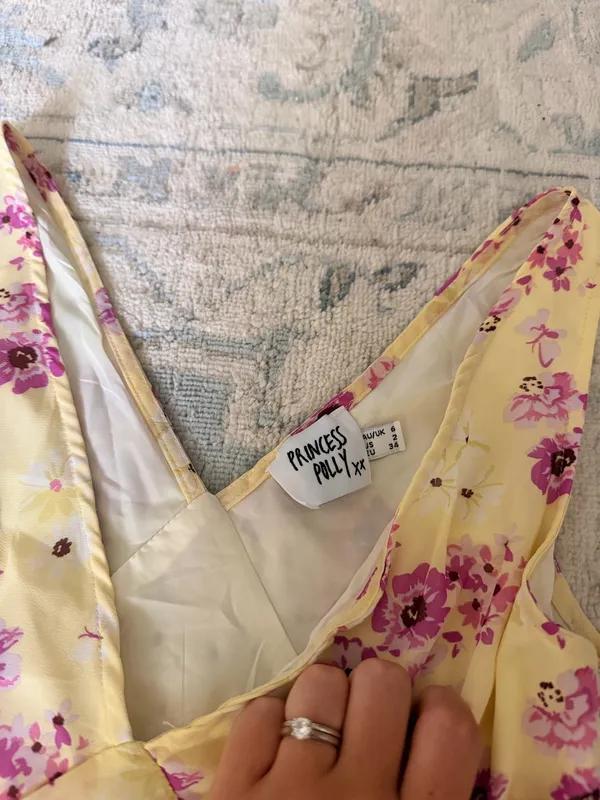 Princess Polly Dress Mini Yellow Floral - Image 2