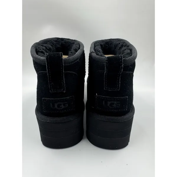 UGG Classic Ultra Mini Platform Women's Ankle Boots - Color Black Size 8 New - Image 4