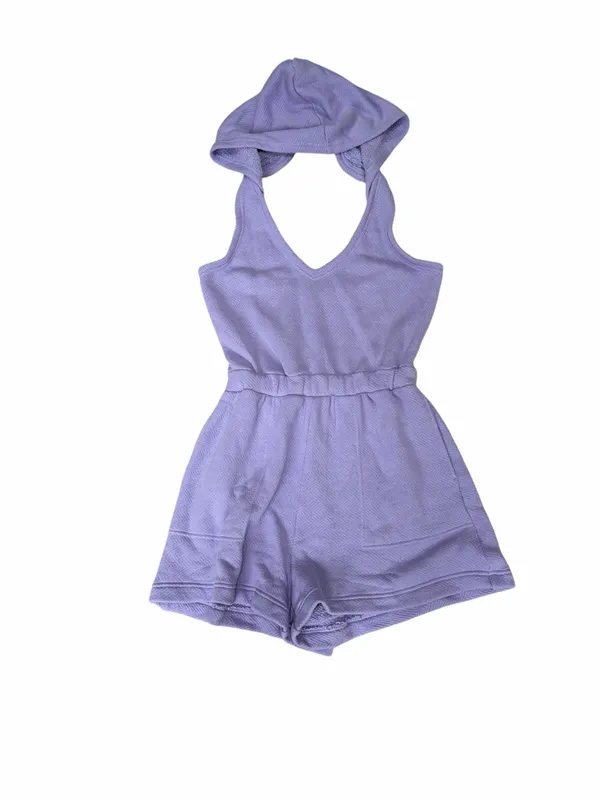 Free People Halter Hooded Romper size small, NWT - Image 3