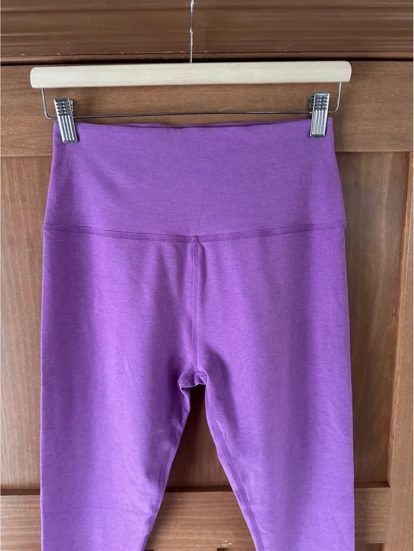 Beyond Yoga Spacedye Caught in the Midi High Waisted Leggings Fun Fuchsia Large - Image 3