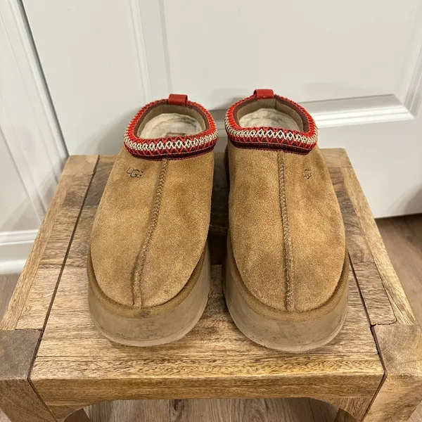UGG Tazz Platform Slipper (Women) in Chestnut US 8 - Image 5