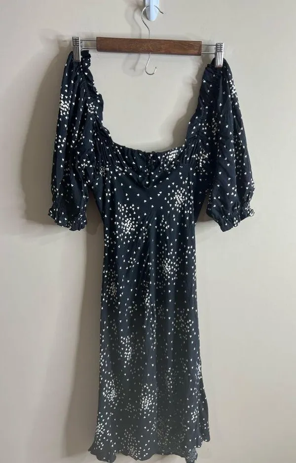 Anthropologie heart mini dress size xs - Image 14