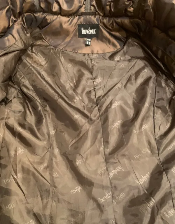STUNNING VINTAGE TREASURE snowsmile metallic Brown Moscow Chic Quilted Puffer s - Image 7