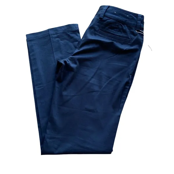Greg Norman Womens Pants Size 4 Navy‎ Blue Basic Slacks Solid NEW - Image 3