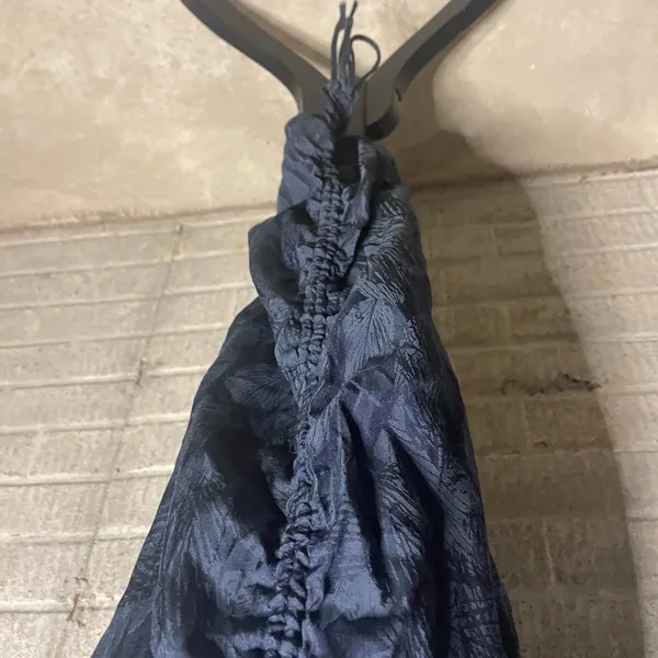 Revolve Lena Womens Navy Blue Ruched Sleeveless Adjustable Tank Dress Size Small - Image 4