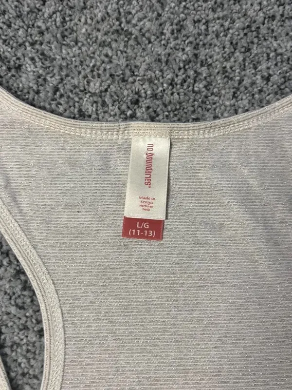 Y2K sparkly tank top from No Boundaries - Image 3