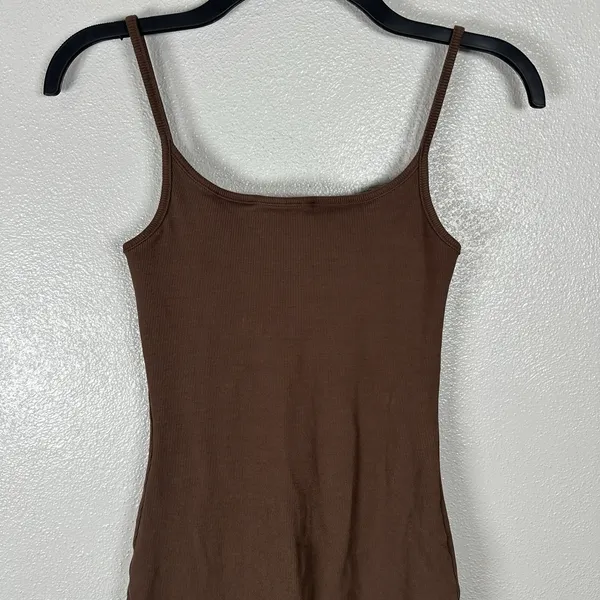 Bumpsuit Maternity Bodysuit The Kate Brown‎ Full Body Jumpsuit Unitard Sz Medium - Image 2