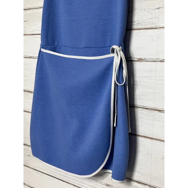 Zenana Blue Athletic Tennis Dress Built-In Shorts Sleeveless Mini Dress Small - Image 3
