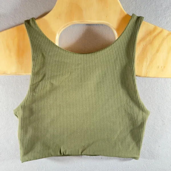 474 | NWT OFFLINE by Aerie Real Me Women XS Reversible Switch Up Bra Olive Green - Image 4