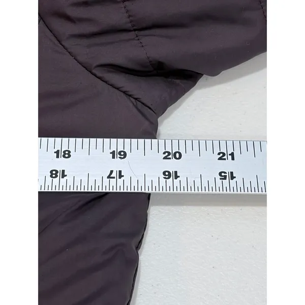 The North Face Puffer Jacket Purple Quilted Full Zip Small - Image 7