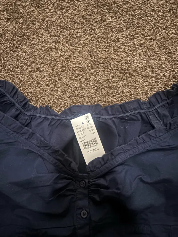 Brandy Melville Tank Navy Blue - Image 3