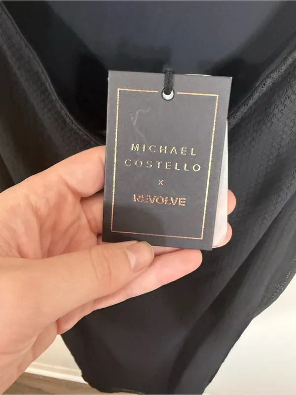 NWT Michael Costello X Revolve Nolan Maxi Dress Black Small - Image 8