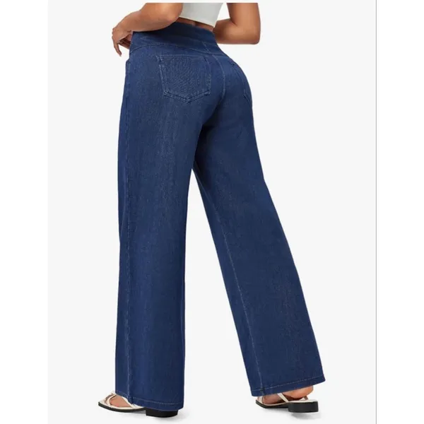 NEW Y2K Bell Bottom Jeans Stretchy Flare Pull on Jeans 24/29” - Image 2