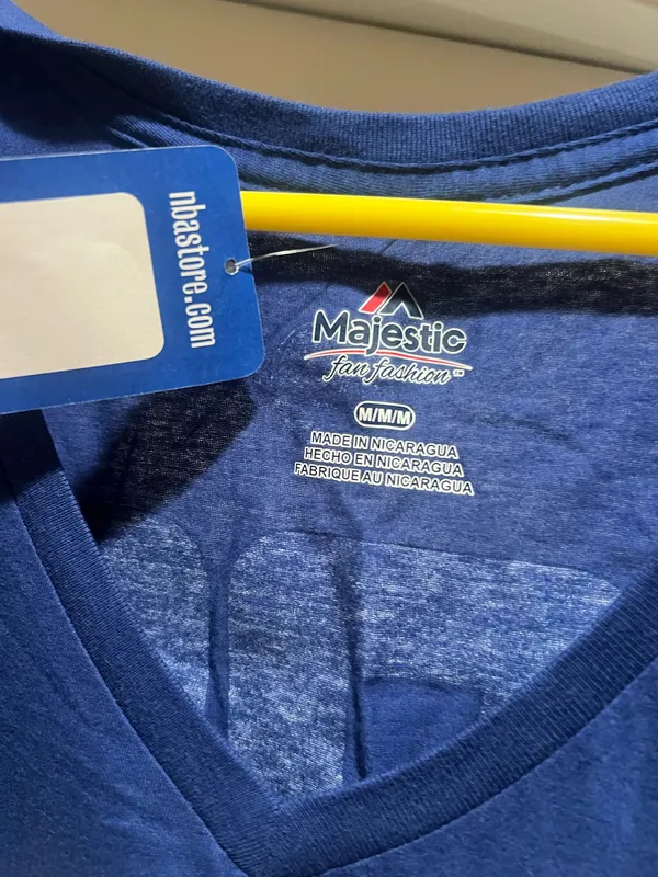 Majestic Jersey Tee Golden State Worries Steven Curry - Image 3