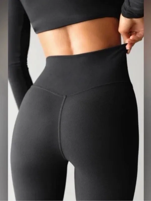 Joah Brown Second Skin Leggings Small Medium Black Workout Athleisure Minimal - Image 3