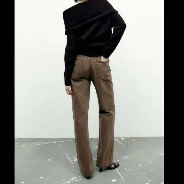 Nwt Tre Belted Wide Leg Jeans - Image 6