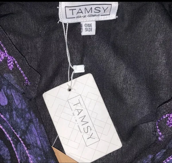 Tamsy tie dye tunic one size womens READ - Image 8