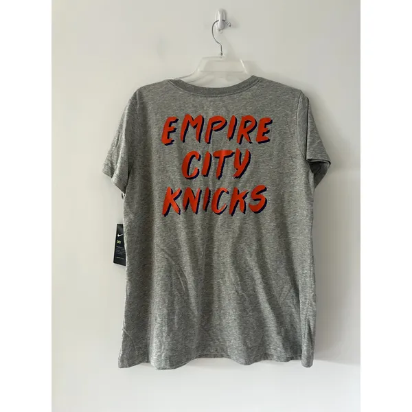 Nike Gray New York Knicks NBA Dri-fit Athletic T-shirt NWT Size XL - Image 2