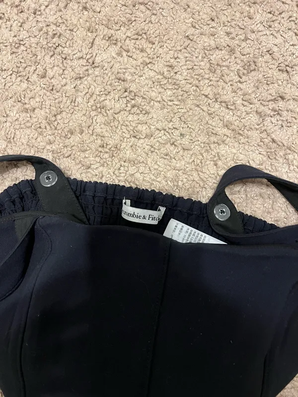 Abercrombie Black Corset Top - Image 4
