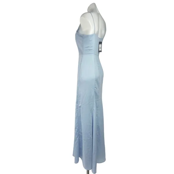 New Look NWT Blue Sleeveless Strap Formal Bridesmaid Prom Maxi Evening Dress 8 - Image 2