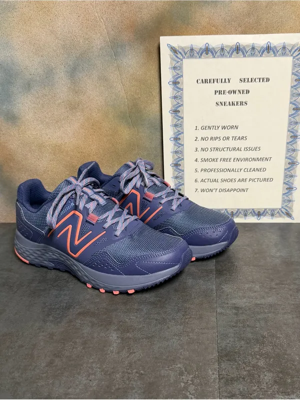 New Balance T410 Women's Wide Denim Blue Trail Running Shoes WT410CJ8 Size 7.5D - Image 2