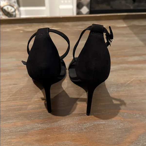 Wild Pair Bethie Black Stiletto Heels Size 9.5‎ New Ankle Strap Dress Shoes - Image 8