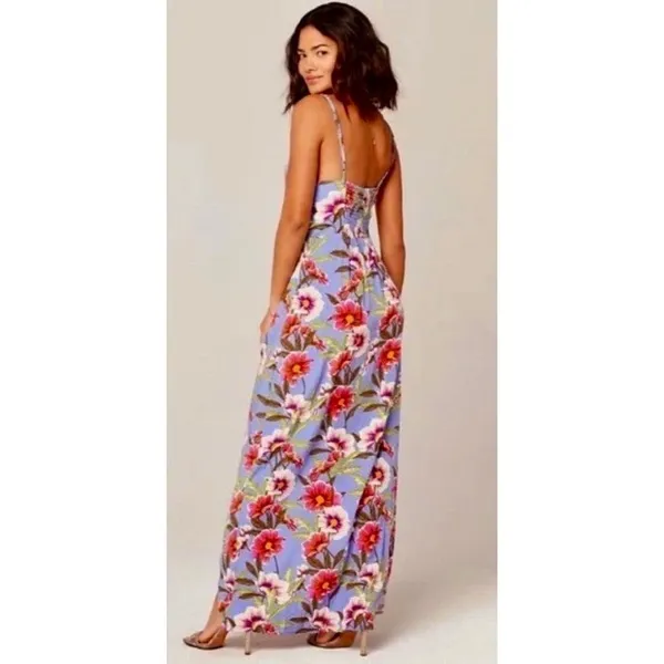 NWT! LSPACE Riptide Dress Lost In Ibiza Maxi L*Space Floral High Low Party Small - Image 7