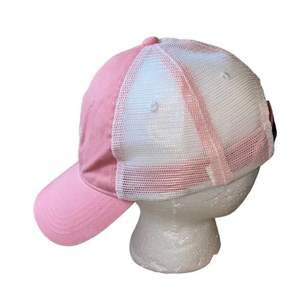 PGA Southern Hills Golf Pink & White Mesh Baseball Hat‎ 2022 - Image 3