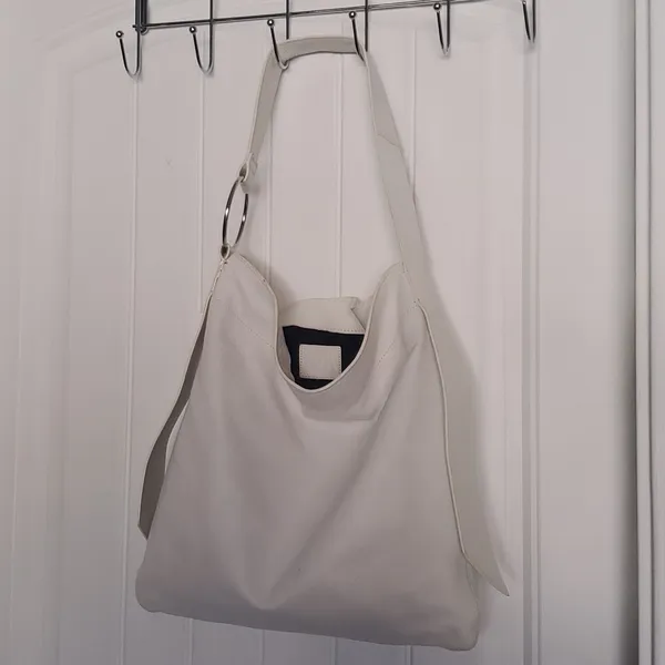 Zara White shoulder tote - Image 2