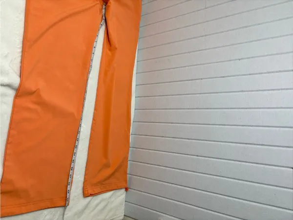 Bright Orange Women's Pants‎ Size L - Image 8