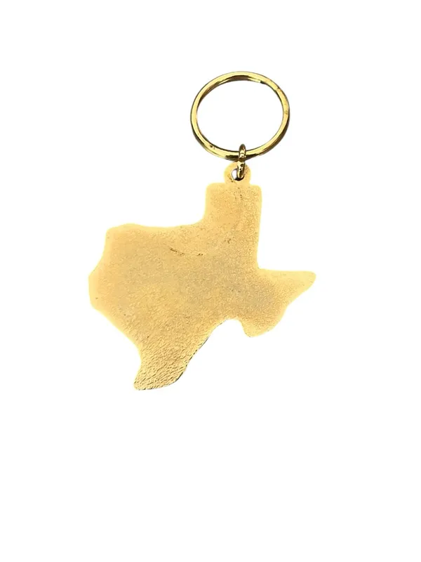 Texas Shaped Keychain Enamel Metal State Flag Design Lone Star - Image 3