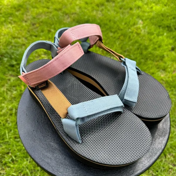 Teva Multicolor Strappy Sandals 9 - Image 3