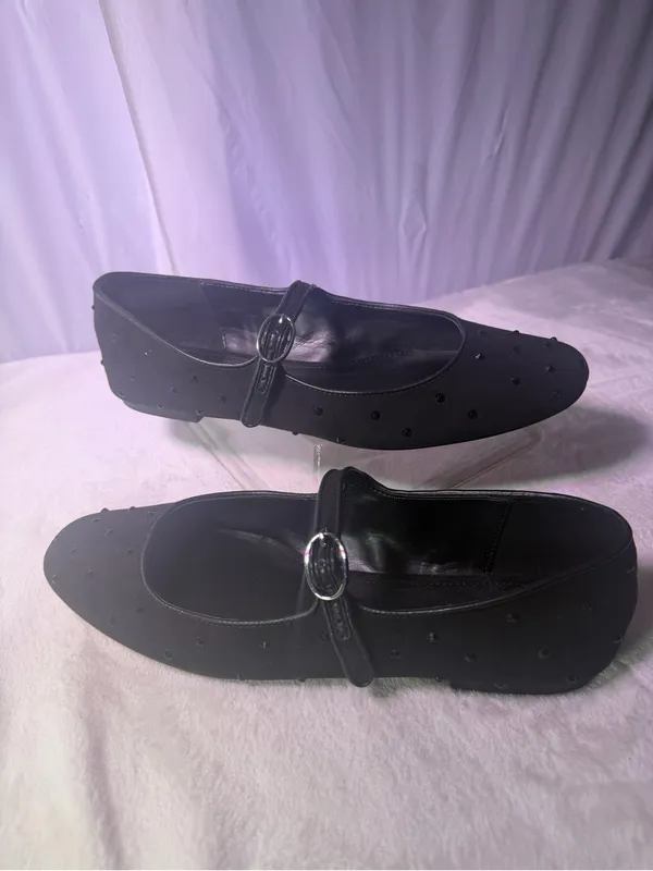 J. Crew Black Studded Mary Jane Flats - Image 5