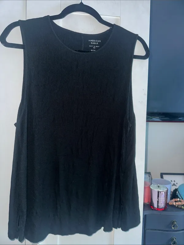 AE Soft & Sexy Swing Tank Top-Black - Image 6
