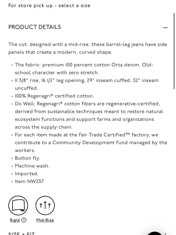 Madewell The Pieced Barrel-Leg Full-Length Jean in Mosby Wash - Image 4