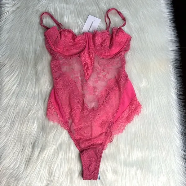 Lovers + Friends Ariella Bodysuit in Rose - Image 2
