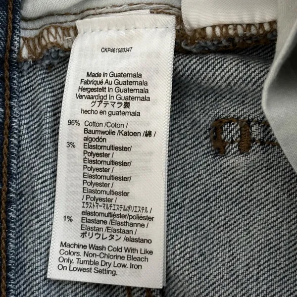 Madewell Women's Girljean‎ Girl Jean Denim Distressed Sz 24 Straight - Image 7