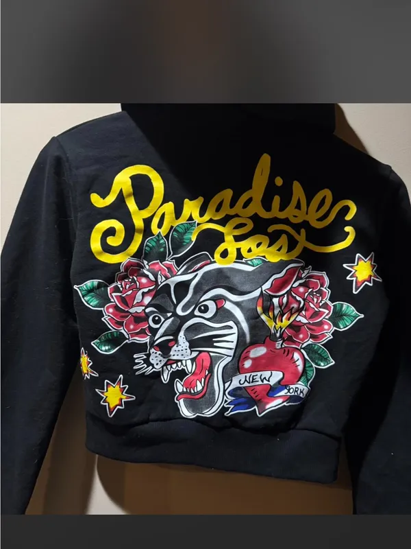 Cropped Black Zip - Image 5