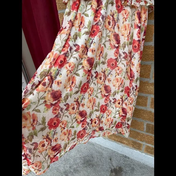 Anthropologie FIG & FLOWER boho dress large - Image 5