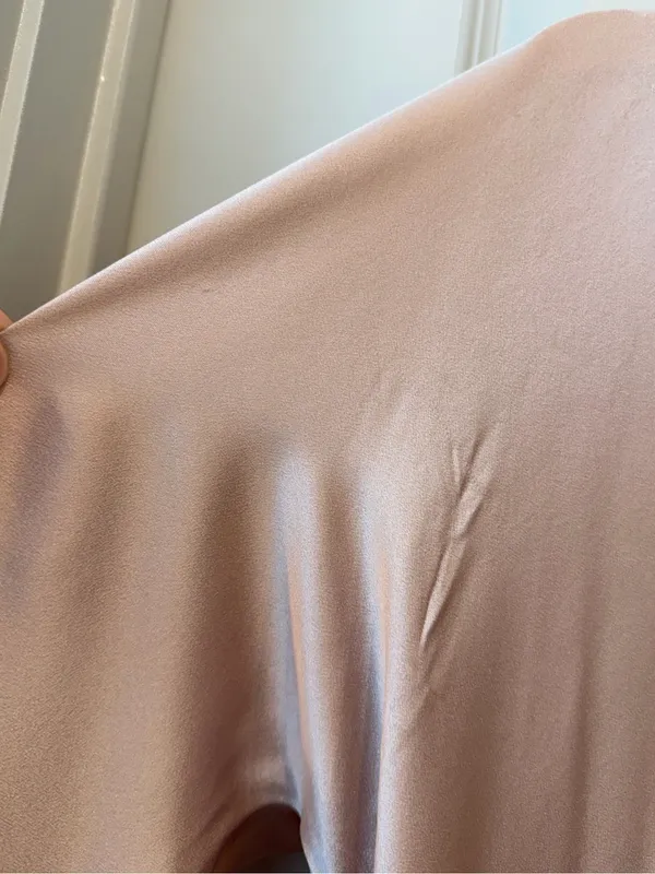 Vince Silk Bias Long Sleeve Blouse - Image 8