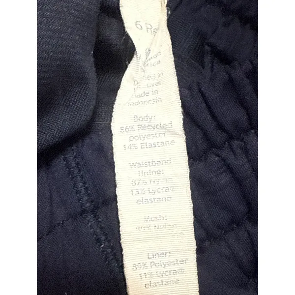 Lululemon Navy Blue Reflective Mesh Yoga Running Workout Gym Athletic Shorts 6 - Image 5