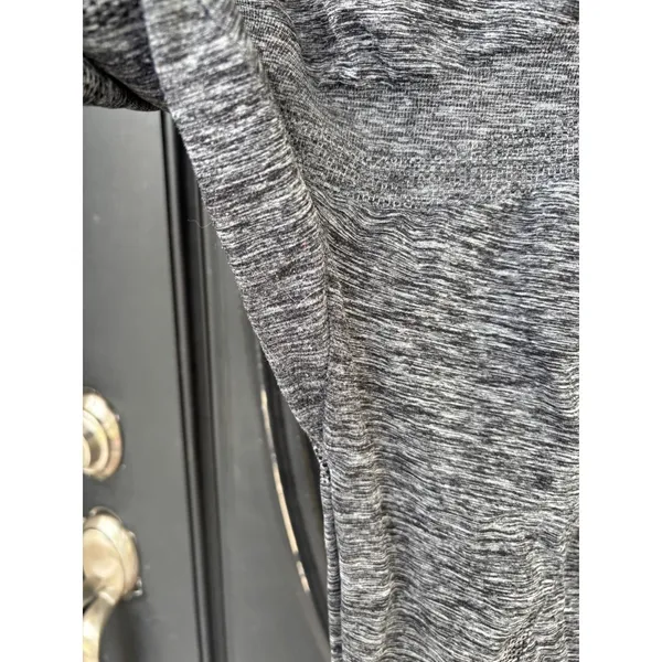 Momcozy Womens XL Gray‎ Space Dye Over the Belly Maternity Leggings Seamless - Image 7