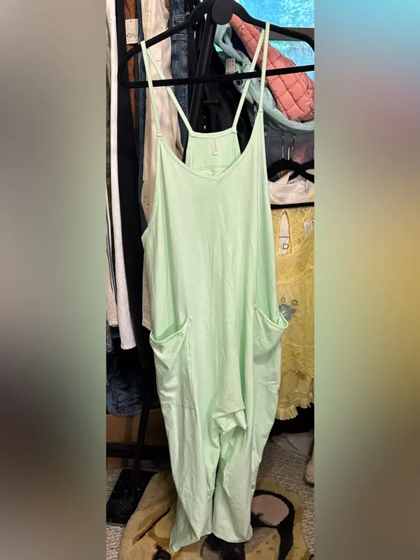 NWT Free People FP Movement Hot Shot Onesie - pistachio mint green - XL - Image 7