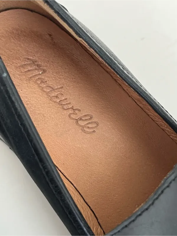 Madewell The Corinne lugsole leather loafers preppy black 7 - Image 12